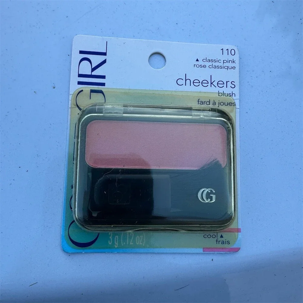 CoverGirl Cheekers Blush 110 Classic Pink Cool Vintage Carded Compact